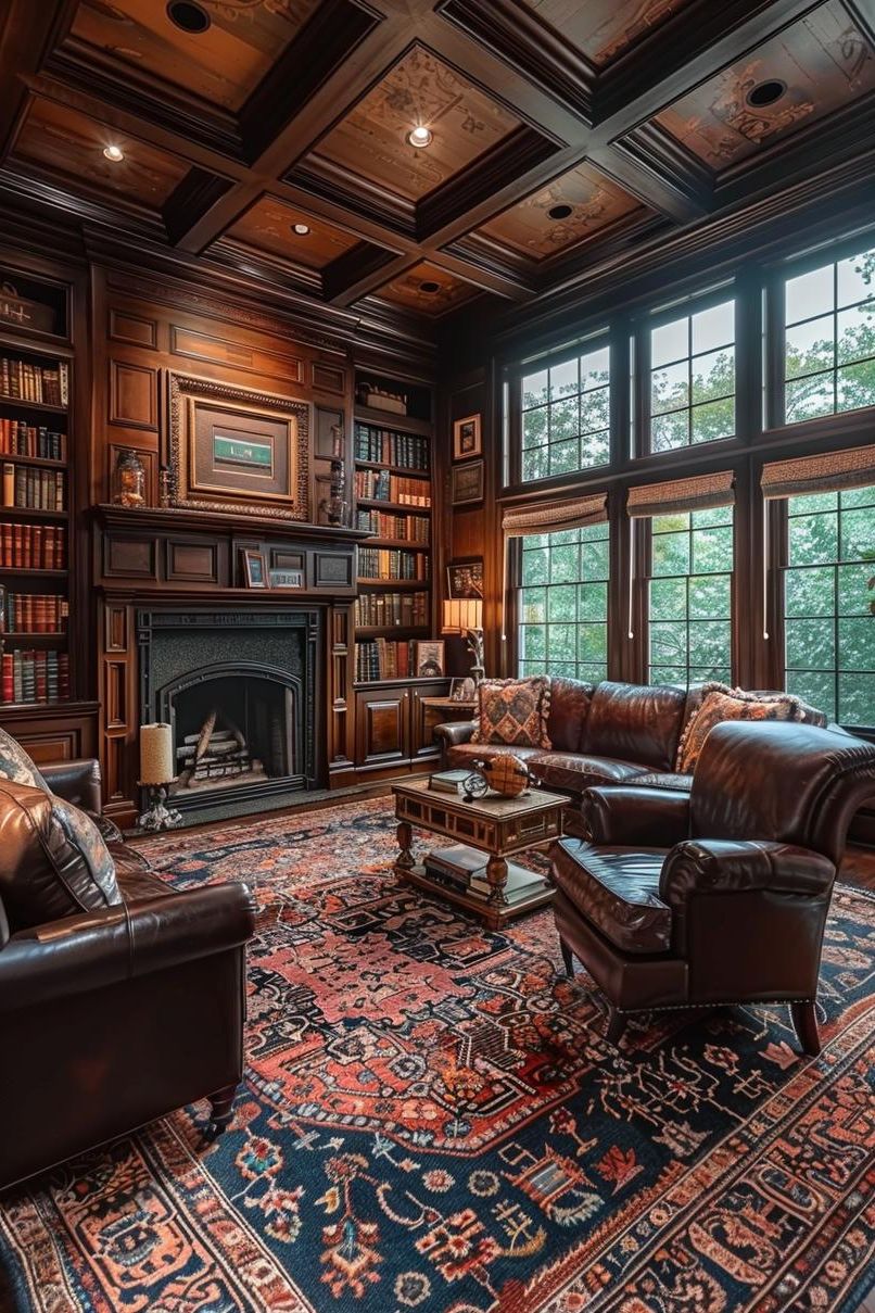 12. Earthy Traditional Living Room Style - photo 2