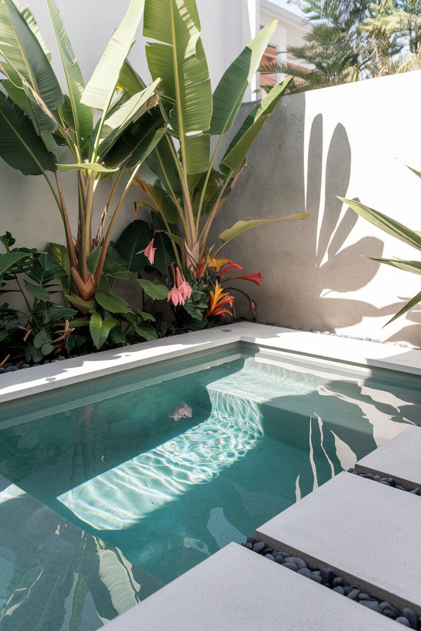 14. Sleek Minimalist Plunge Pool