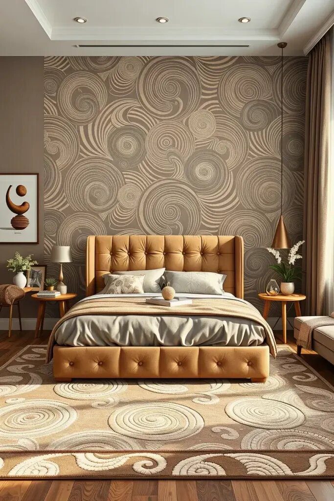 Repeating Patterns for a Timeless, Charming Bedroom