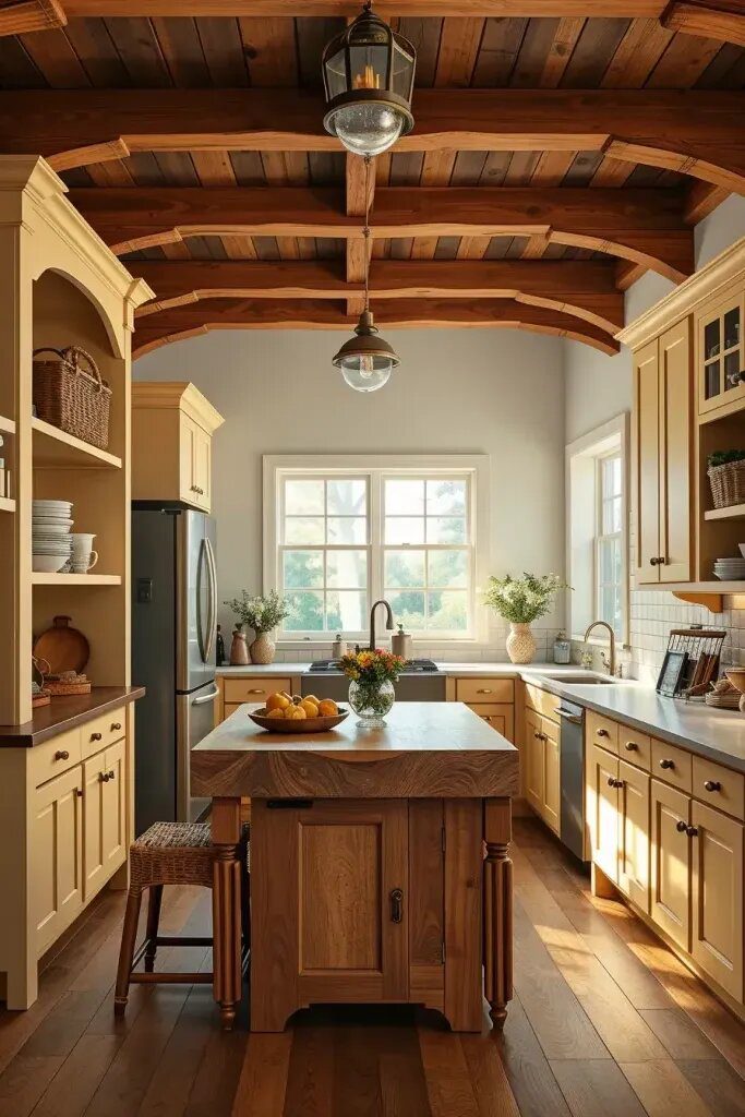 Warm Pairing: Butter Yellow And Wood Tones Together - photo 2