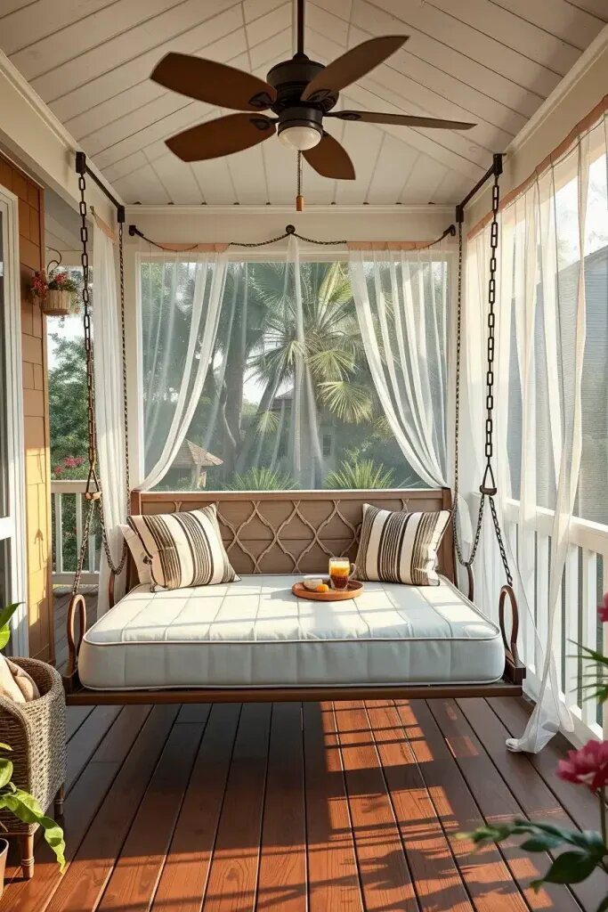 Porch Swing Beds Made for Napping