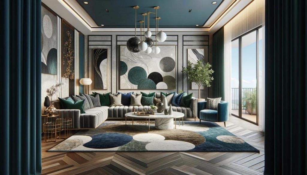 25 Color Palettes for a Mid-Century Modern Living Room - photo 23