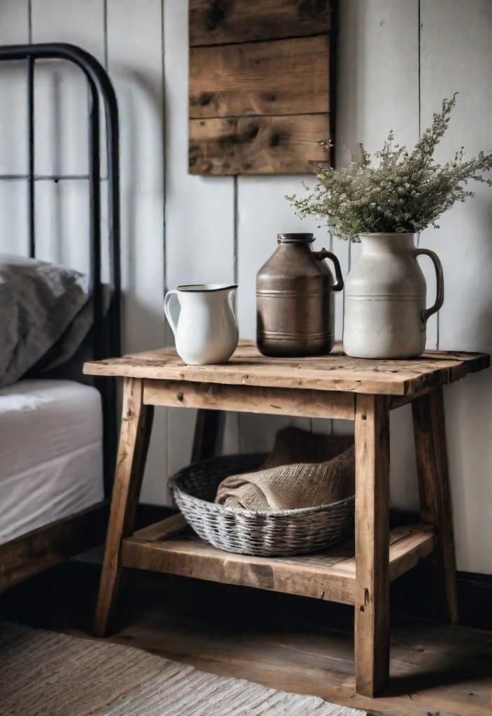10. Milk Jug Side Table Idea