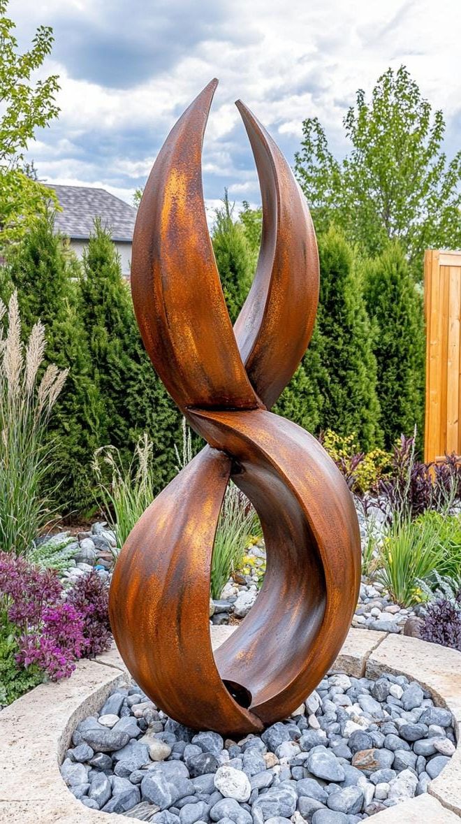 17. Garden Decor with Metal Sculptures - photo 2
