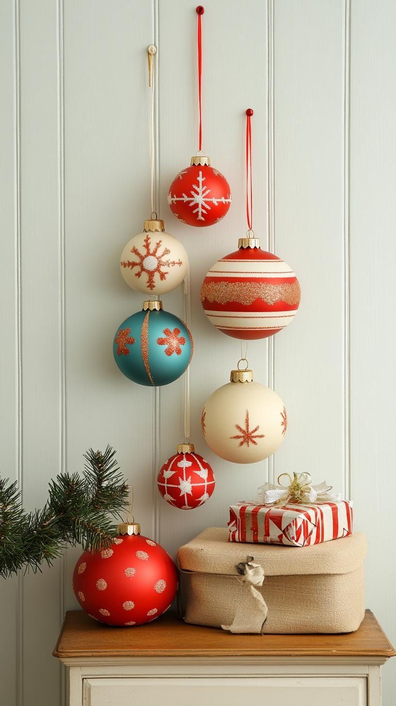 7. Wall-mounted atomic shape ornament display - photo 2