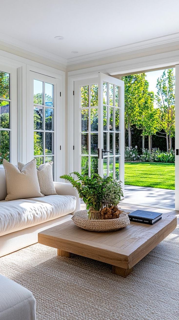11. French Doors Connecting Living Room to Patio