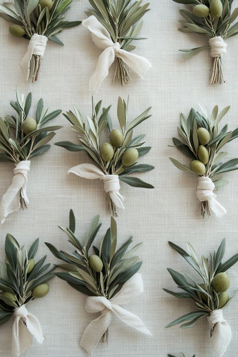 14. Olive Branch Wreath Styling