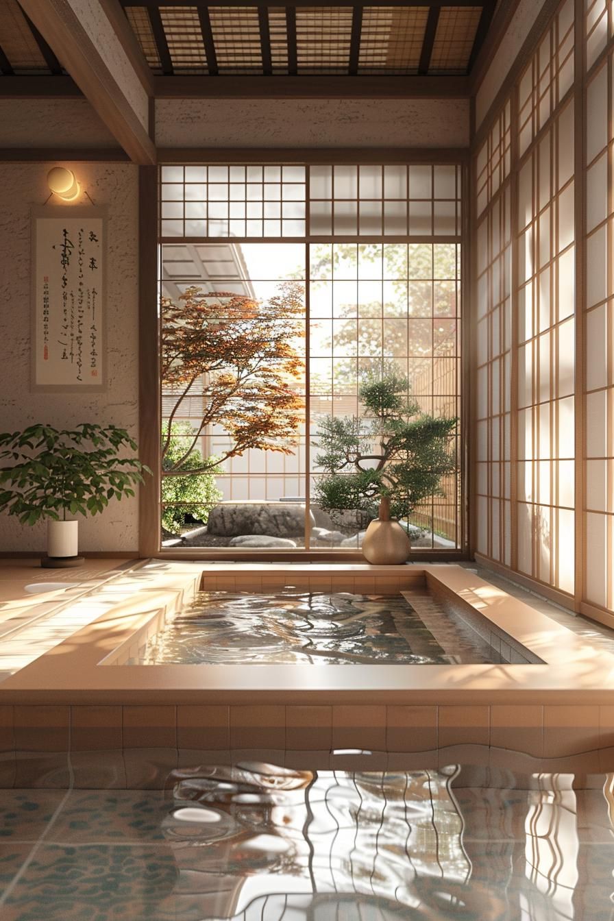 20. Zen Bathhouse Retreat Design