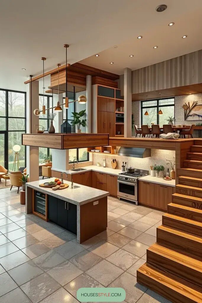 Multi-Level Platforms for a Layered Kitchen - photo 3