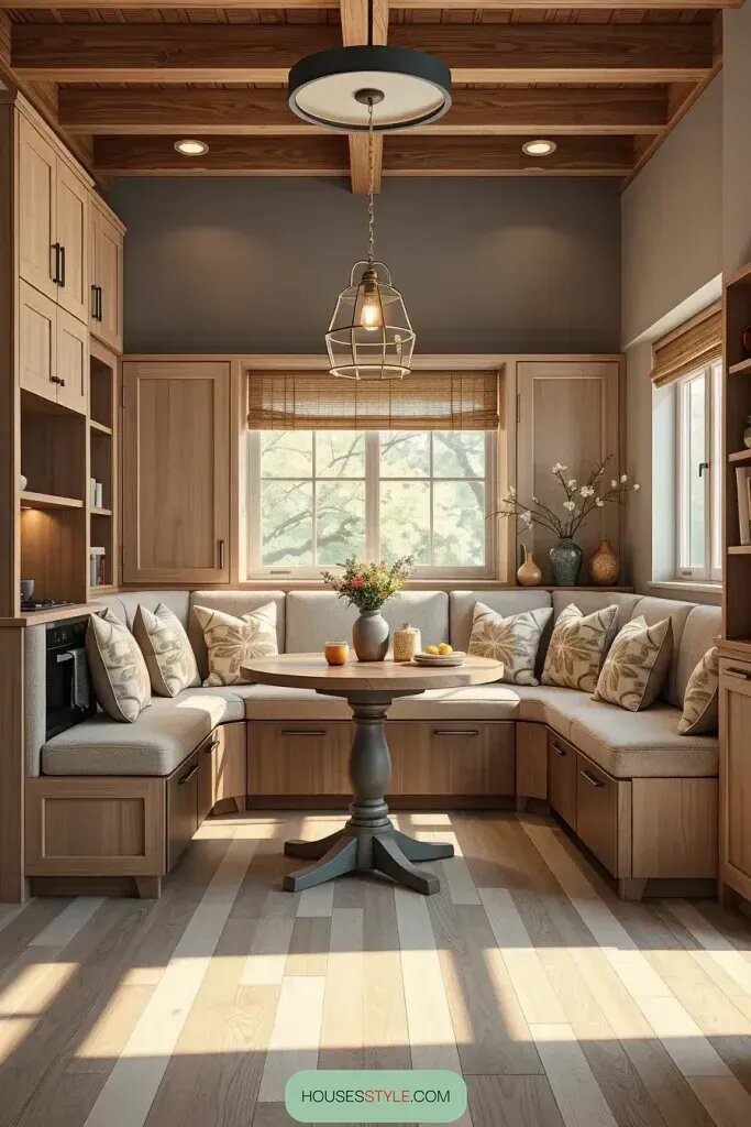 Innovative Designs for Cozy Built-In Seating and Breakfast Nook