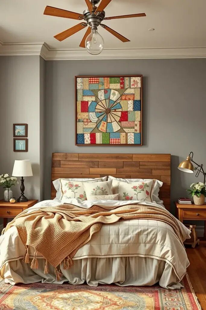 Cozy Wall Decor From Scrap Fabric - photo 2