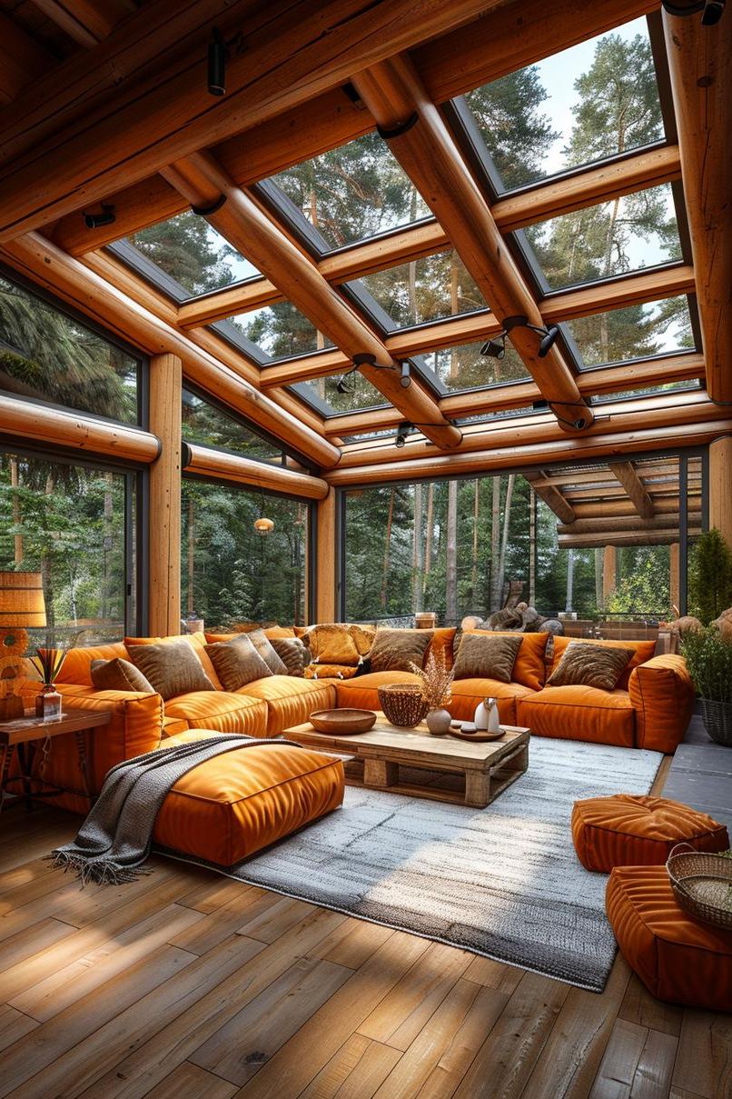 17. Skylights for Rustic Cabin Roofs