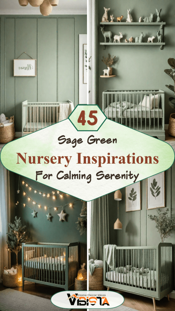 45 Serene Sage Green Nursery Ideas: Calming and Chic Inspirations