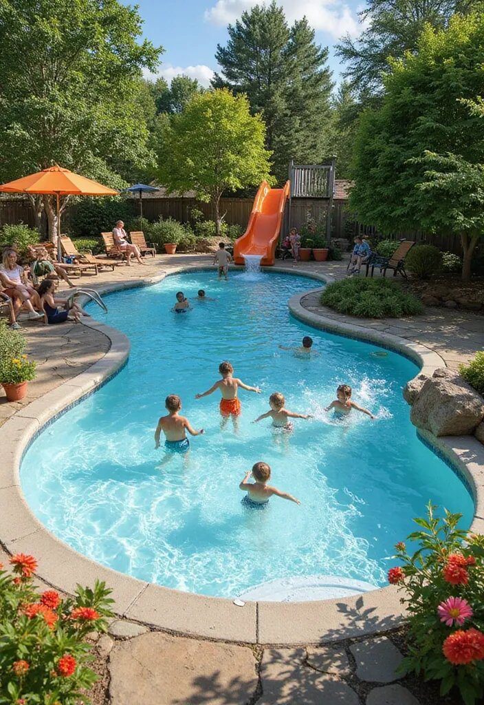7. Design a Family-Friendly Pool Zone