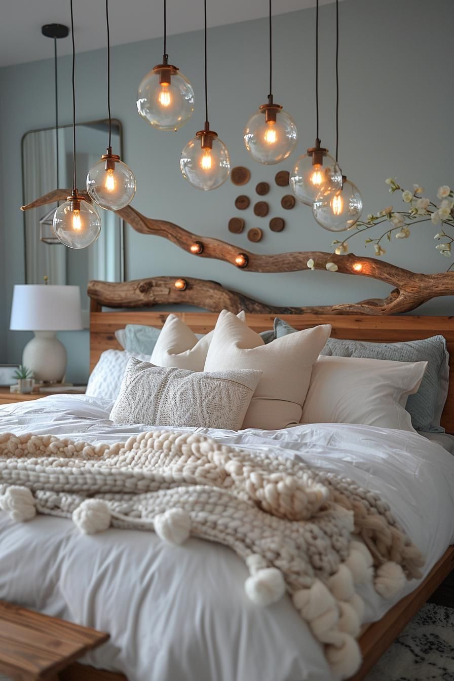 1. Driftwood Headboard Styling Tips
