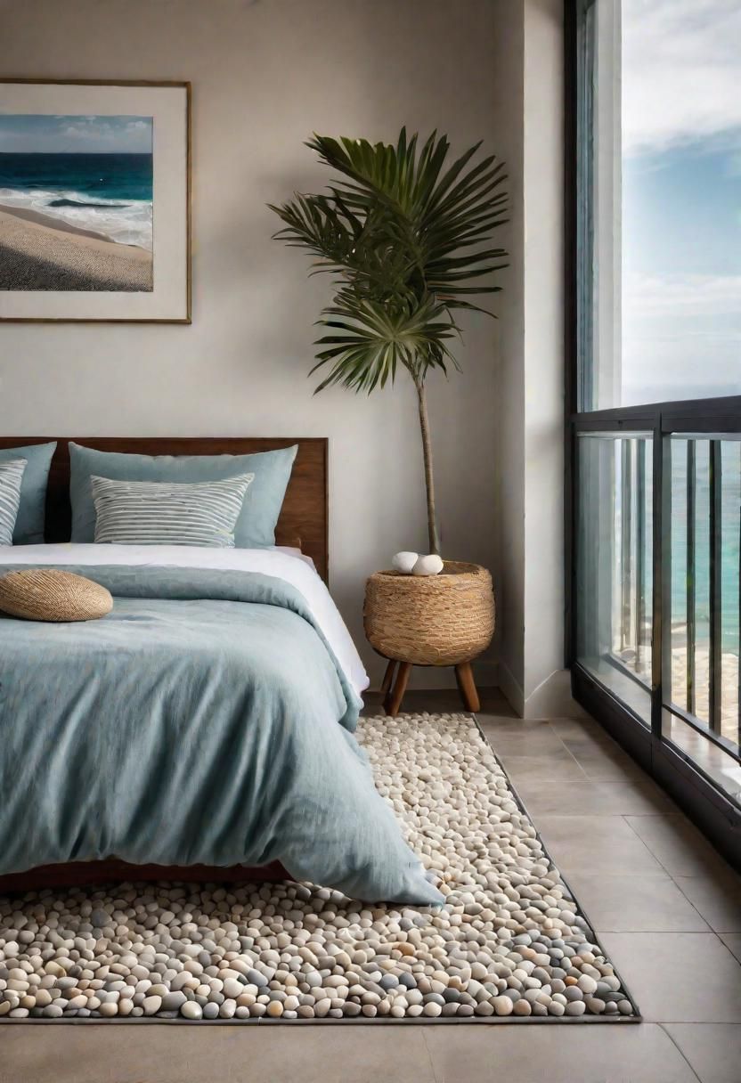 23. Pebble-Inspired Flooring Designs