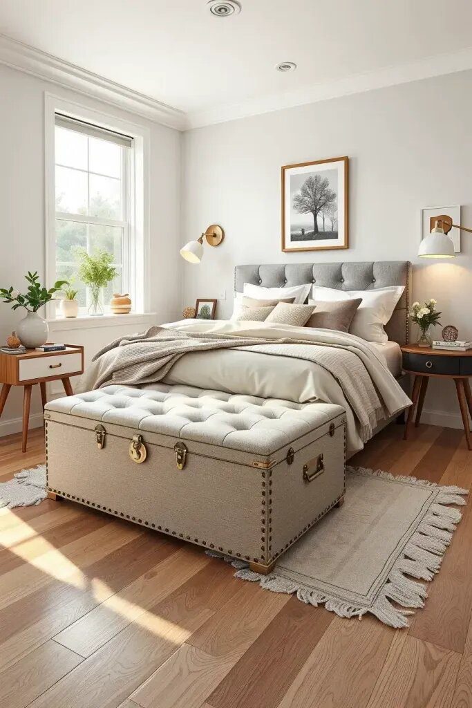 Footboard Furniture With Built-In Storage