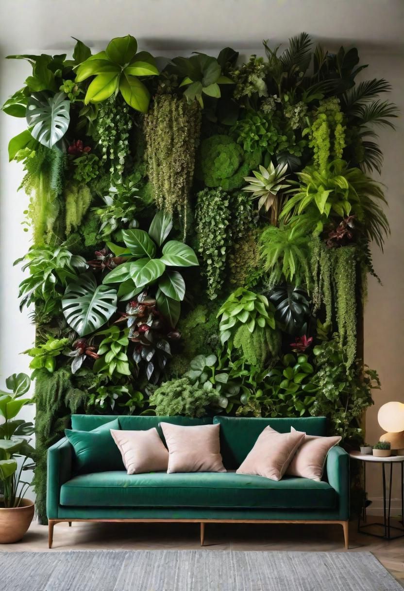 18. Living Green Wall Idea