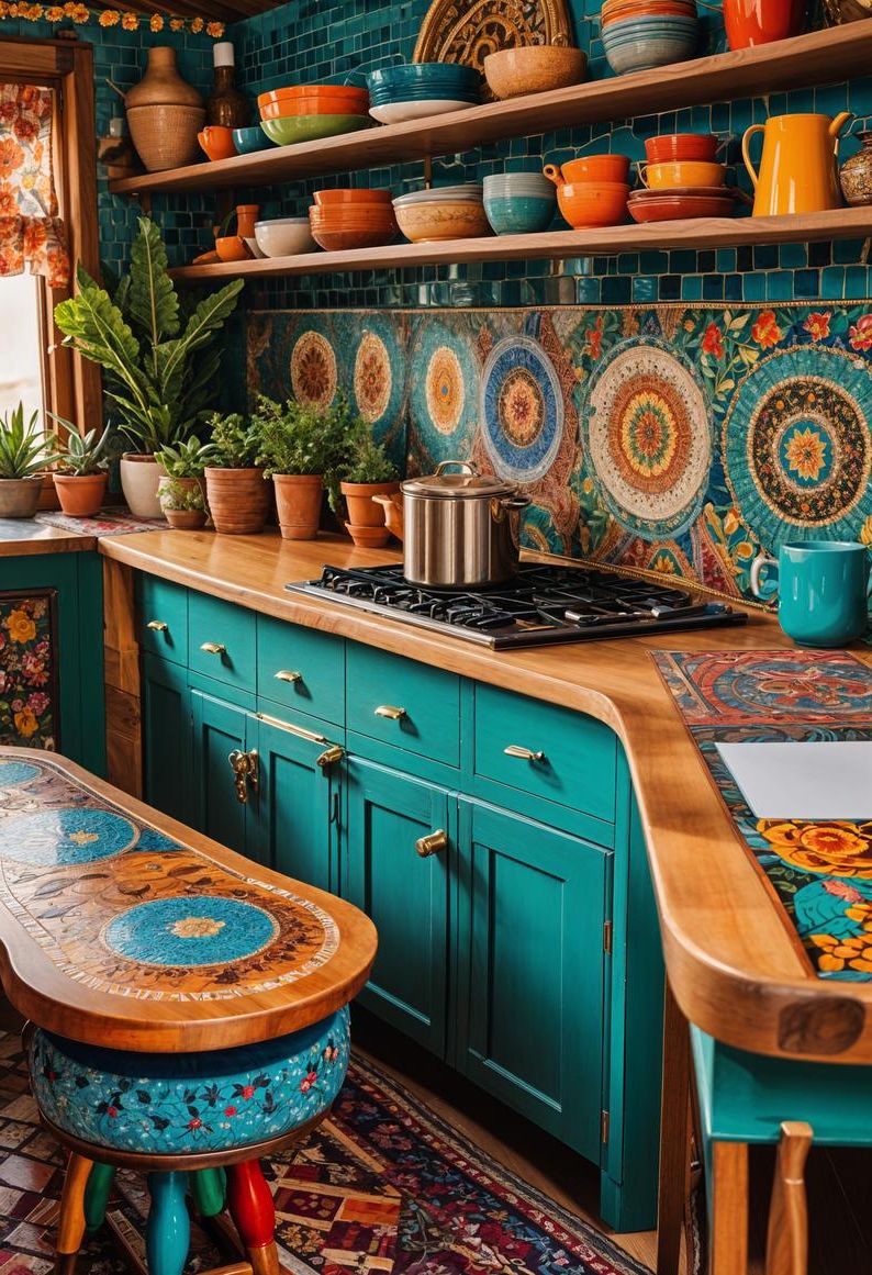 10. Gypsy-Inspired Kitchen Style