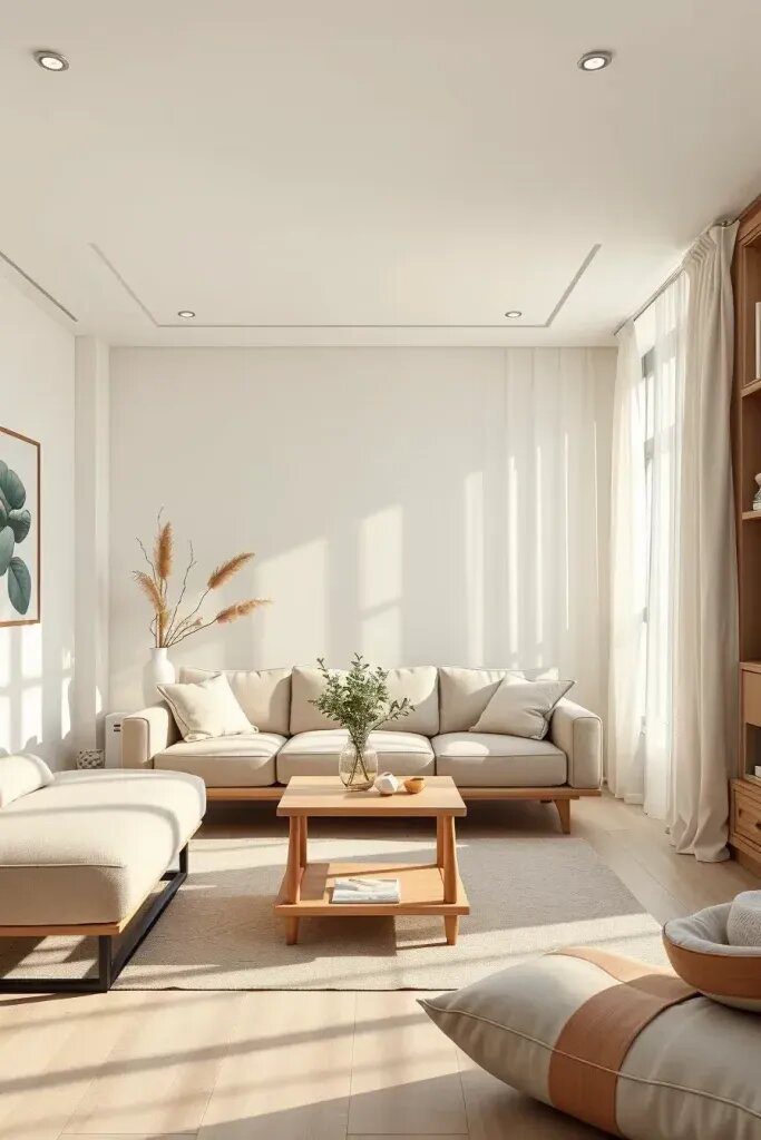 Find Peace with a Simple Living Room Design