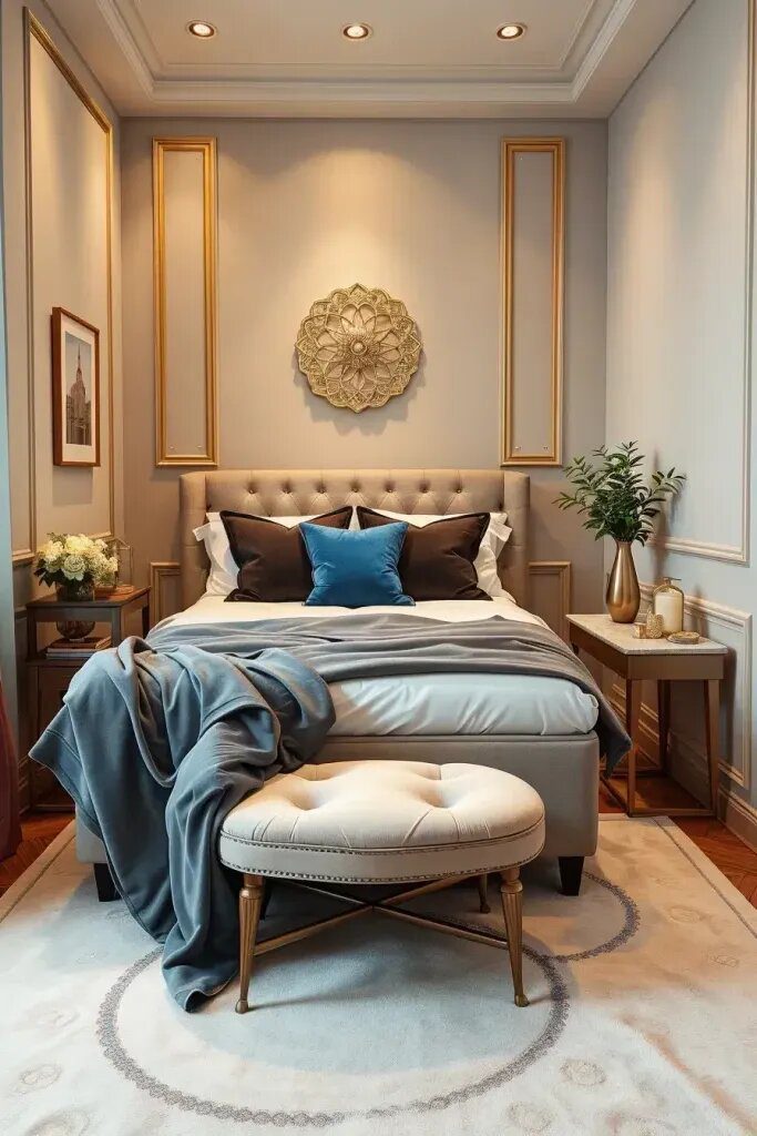 Opulent touches with velvet