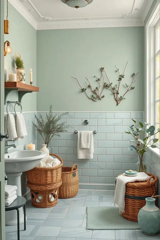 Seasonal Decor Swaps For Sage And Blue
