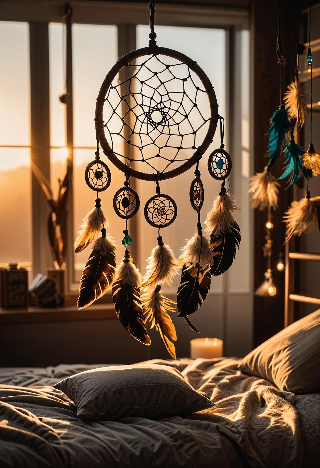 18. Handmade Dreamcatcher Jewelry Holder