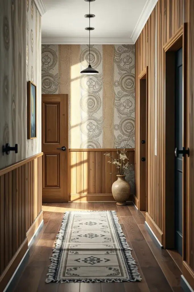 Layered Textures That Add Depth to Hallways