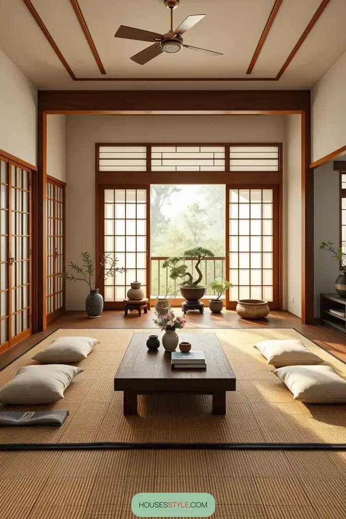 Japanese-Inspired Ideas for a Minimalist Living Room