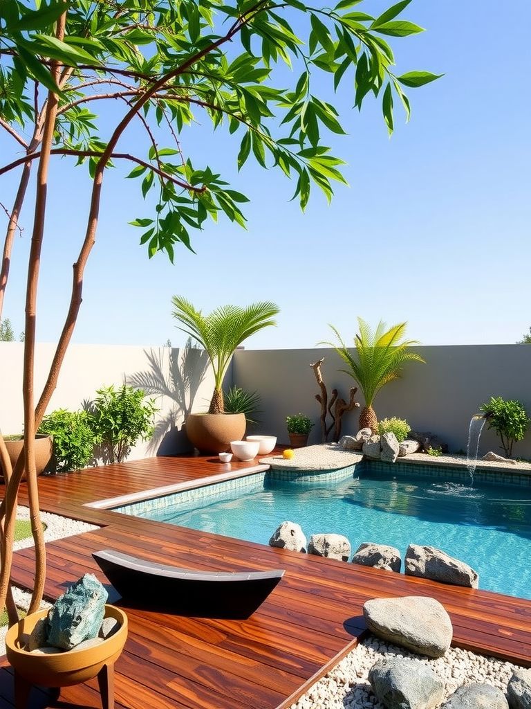 10. Zen Garden Poolside Patio