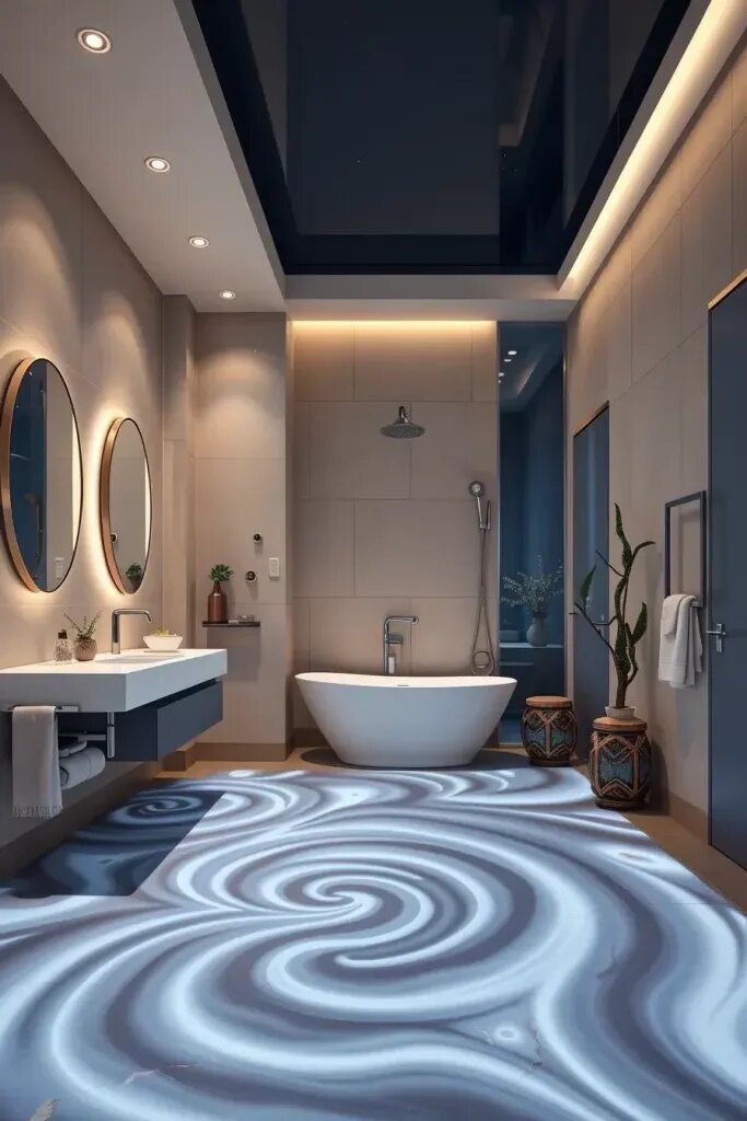 Glow-in-the-Dark Tiles for Bathroom Floors - photo 2