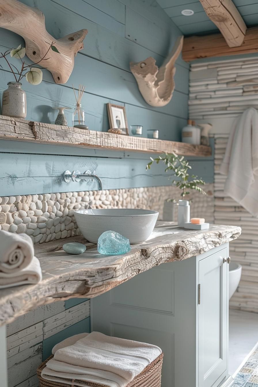 4. Coastal Bathroom Escape Ideas