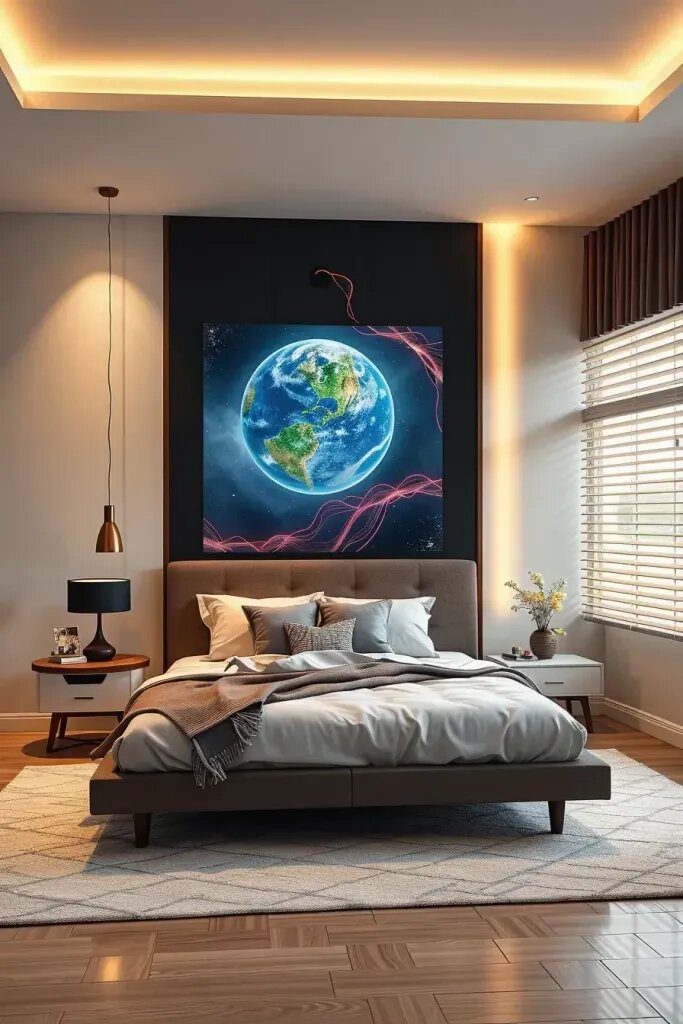 Blending Technology Into Bedroom Design