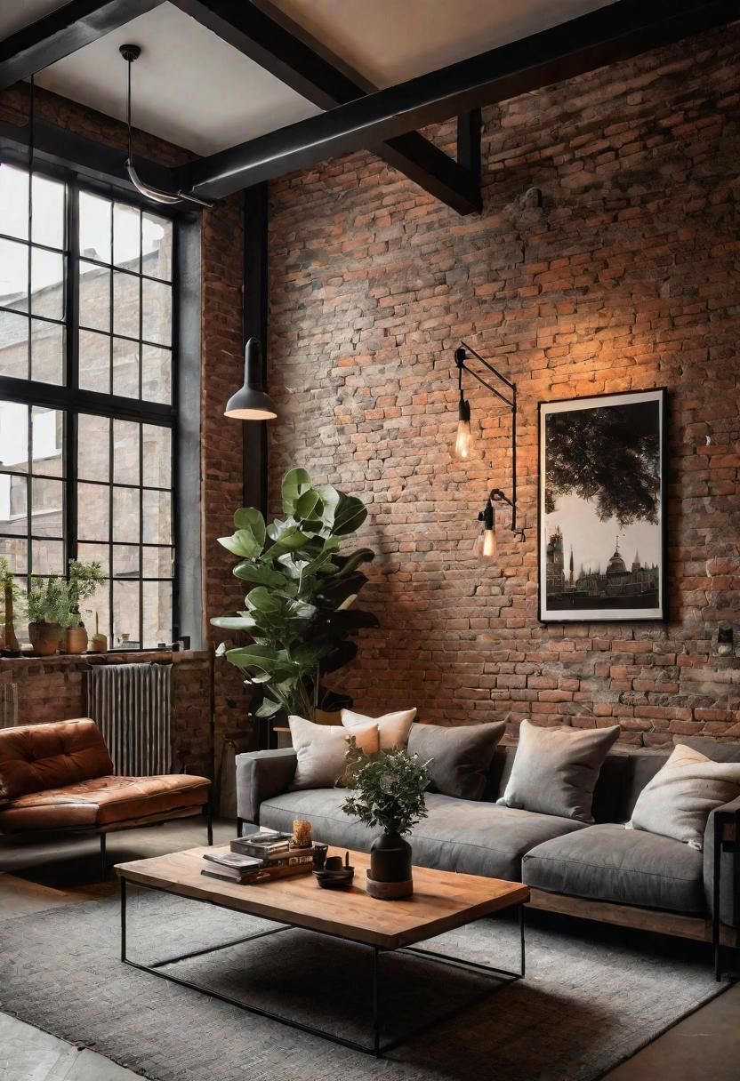 3. Urban Loft Living Room Inspiration