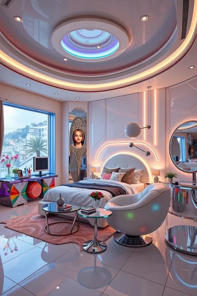 Retro-Futuristic Bedroom Style Ideas - photo 2
