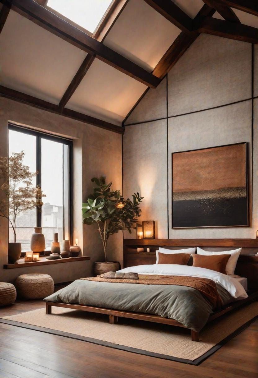 6. Serene Zen Loft Bedroom Inspiration - photo 3