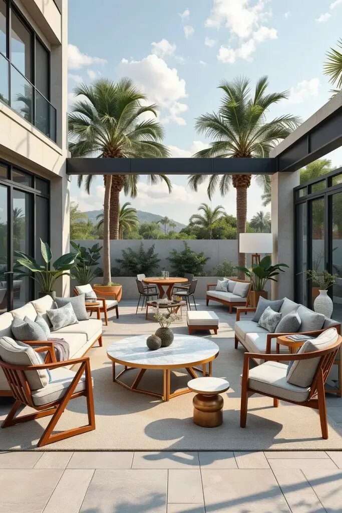 Elegant Furniture for Luxurious Outdoor Lounges