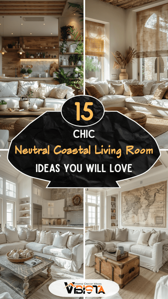 15 Chic Neutral Coastal Living Room Ideas You Will Love