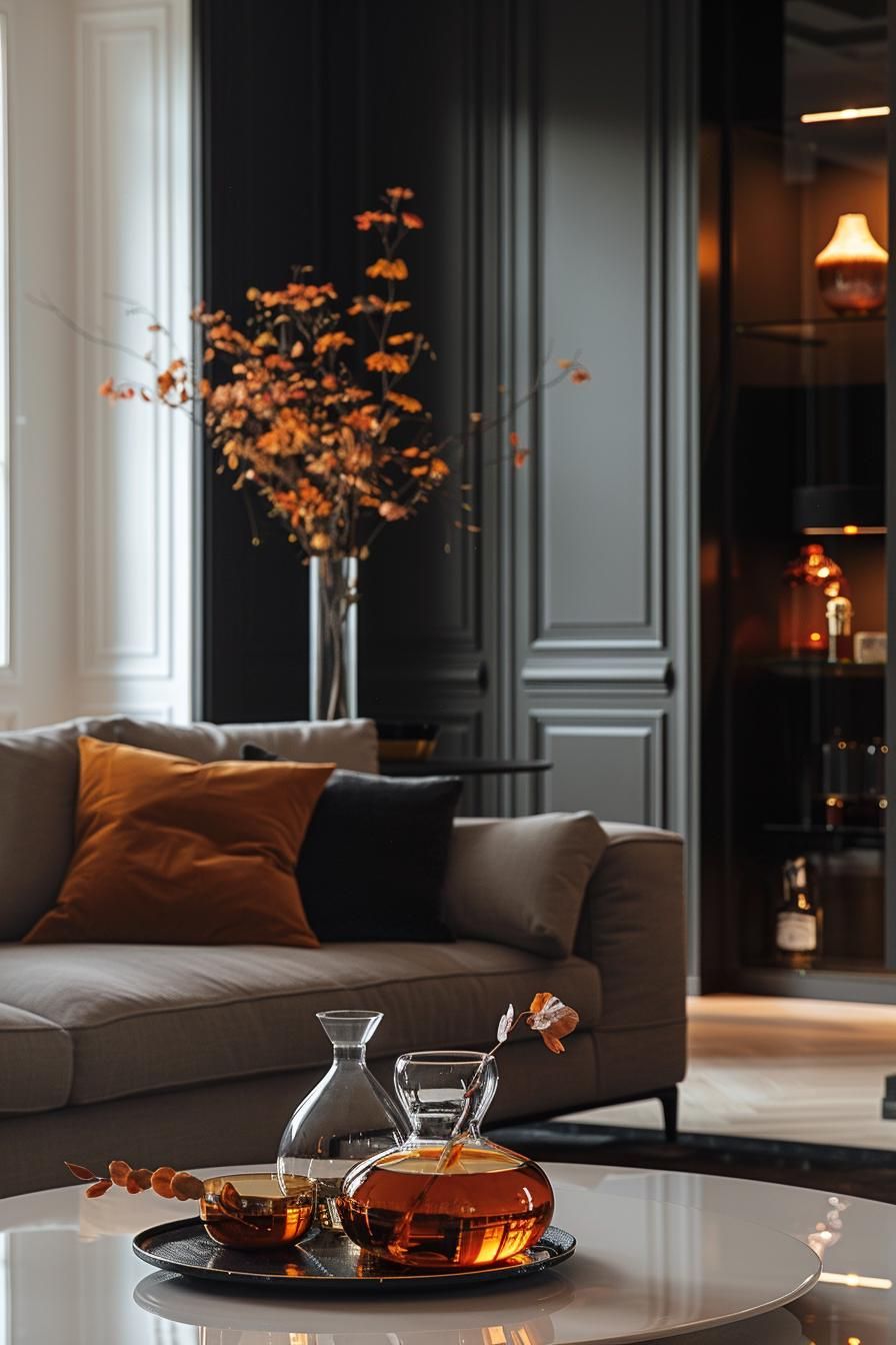 11. Smoked Glass Decor for a Sleek Look - photo 2