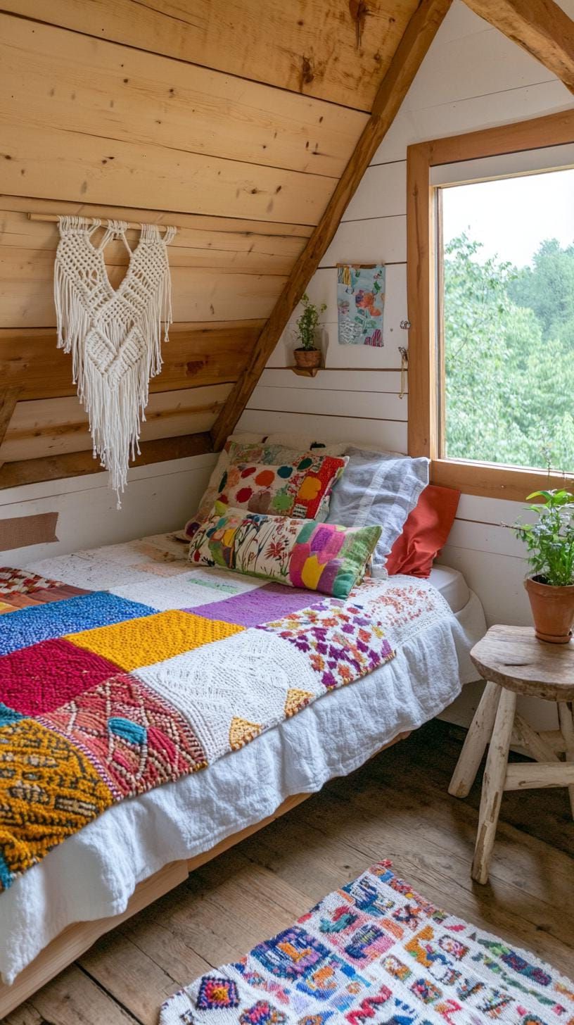 19. Creative Boho-indie Nook
