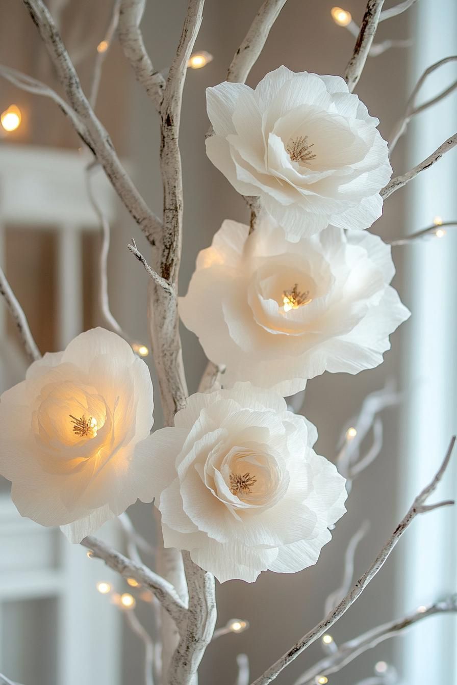 18. Tissue Paper Ornaments for the Tree