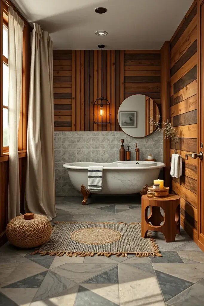 How to Use Natural Materials for a Cozy Bathroom