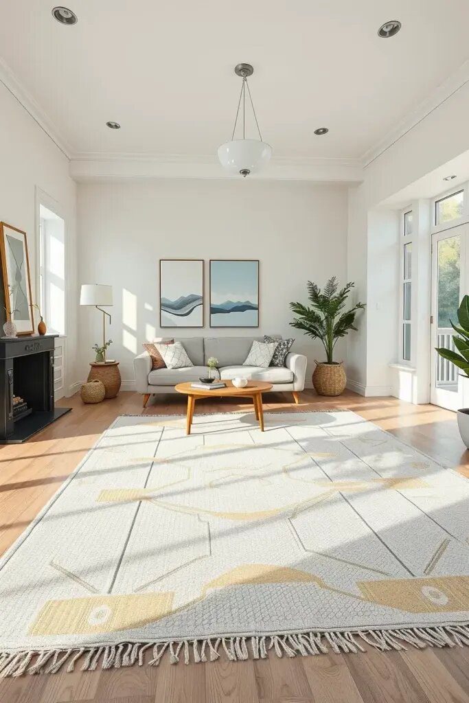 Balancing Texture with Geometric Rugs