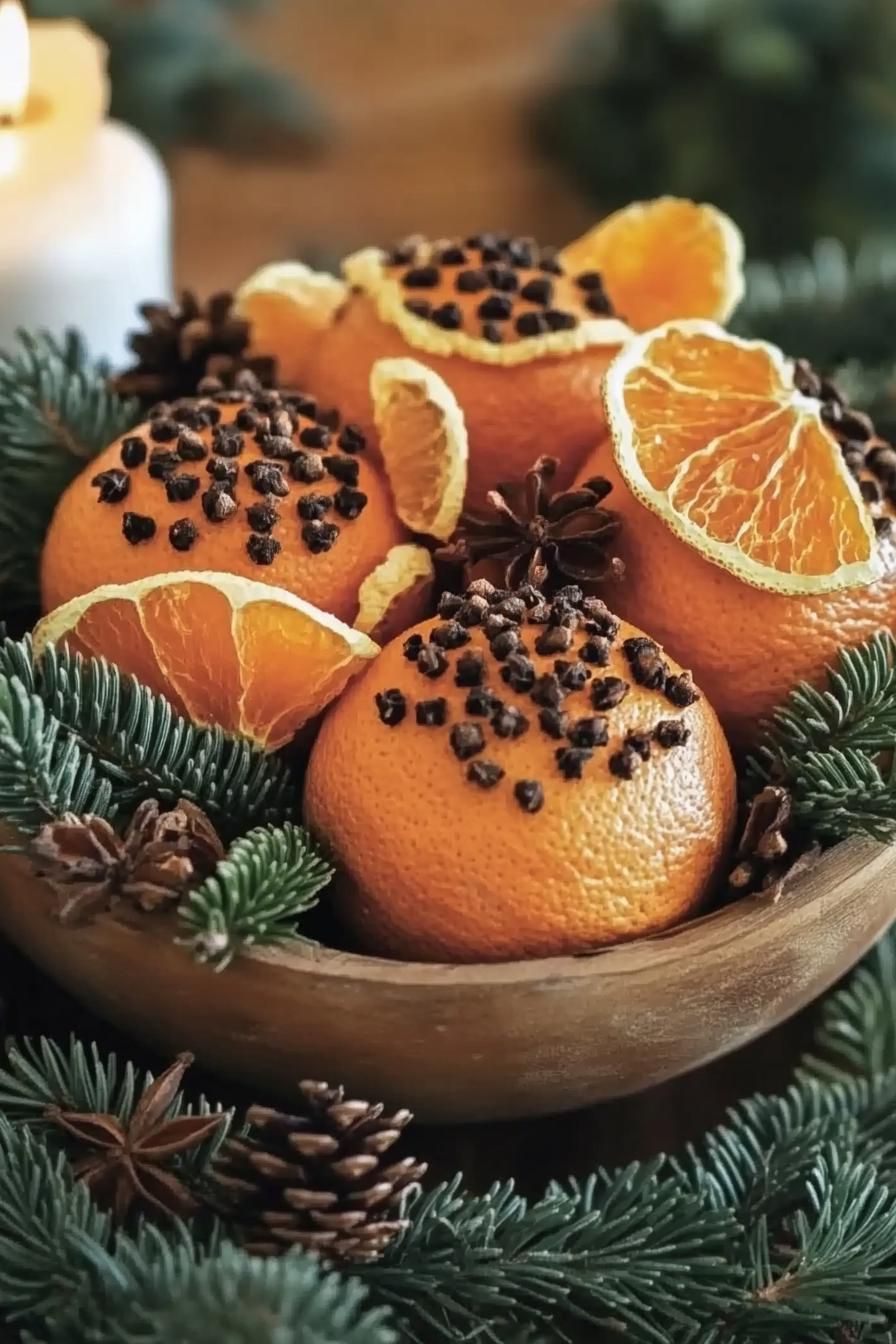 16. Festive Orange Pomander Decor Ideas - photo 2