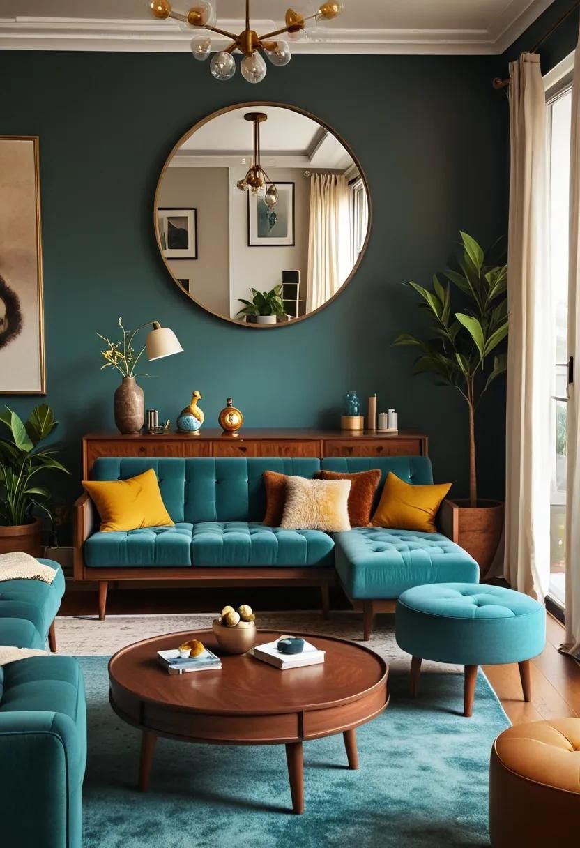 7. Vintage-Style Cozy Living Room - photo 3