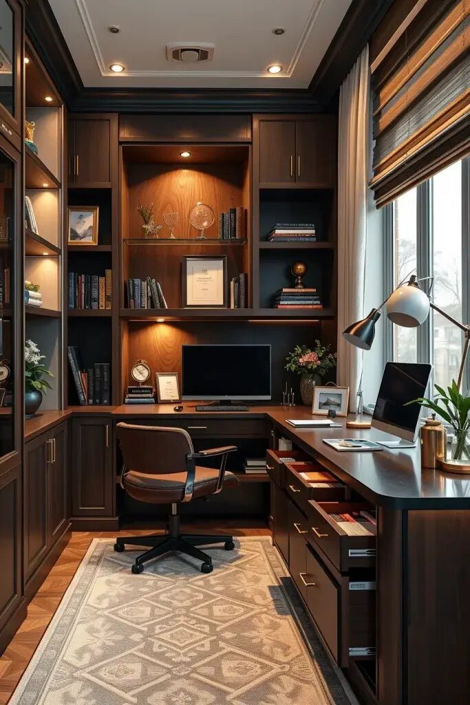 Smart Custom Storage Ideas For Your Office - photo 2
