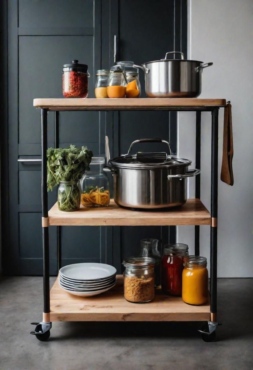 5. Rolling Island Cart: Kitchen Essential