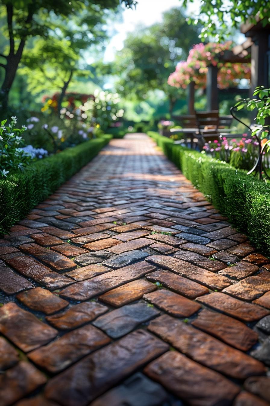 16. Classic Herringbone Paver Patterns