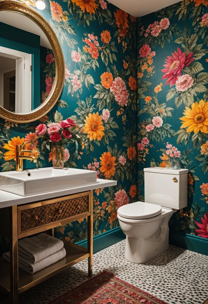 4. Bold Boho Wallpaper Trends