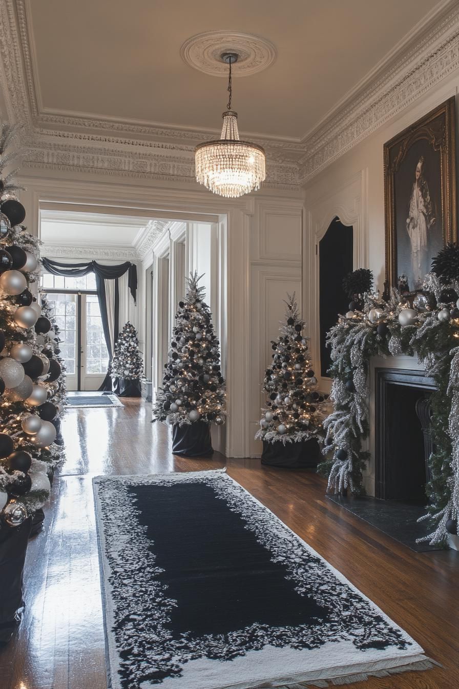 19. Elegant Black and White Garlands - photo 3
